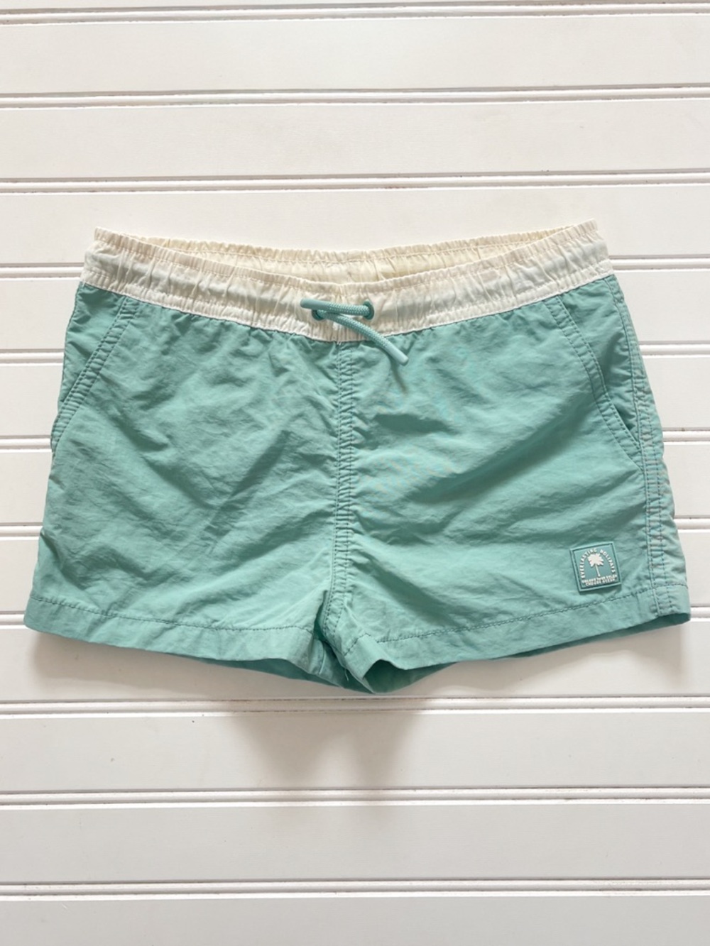 ZARA VGUC Seafoam Green Swim Trunks